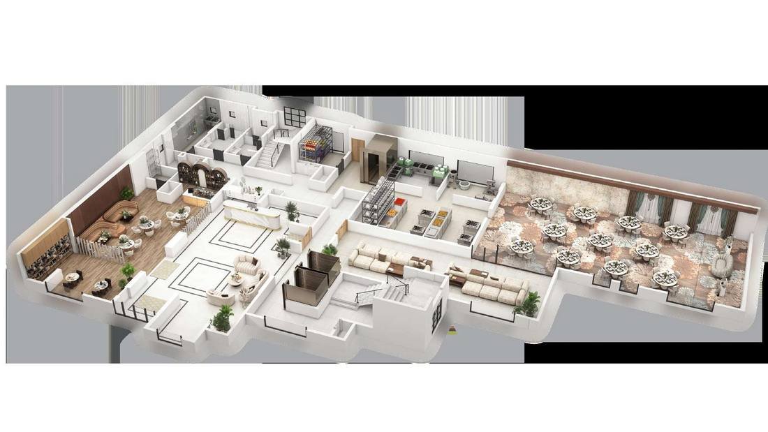 Opulent lifestyle — clubhouse lobby